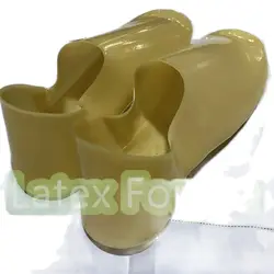Handmade 1.0mm Natural Latex Rubber Unisex Shoes