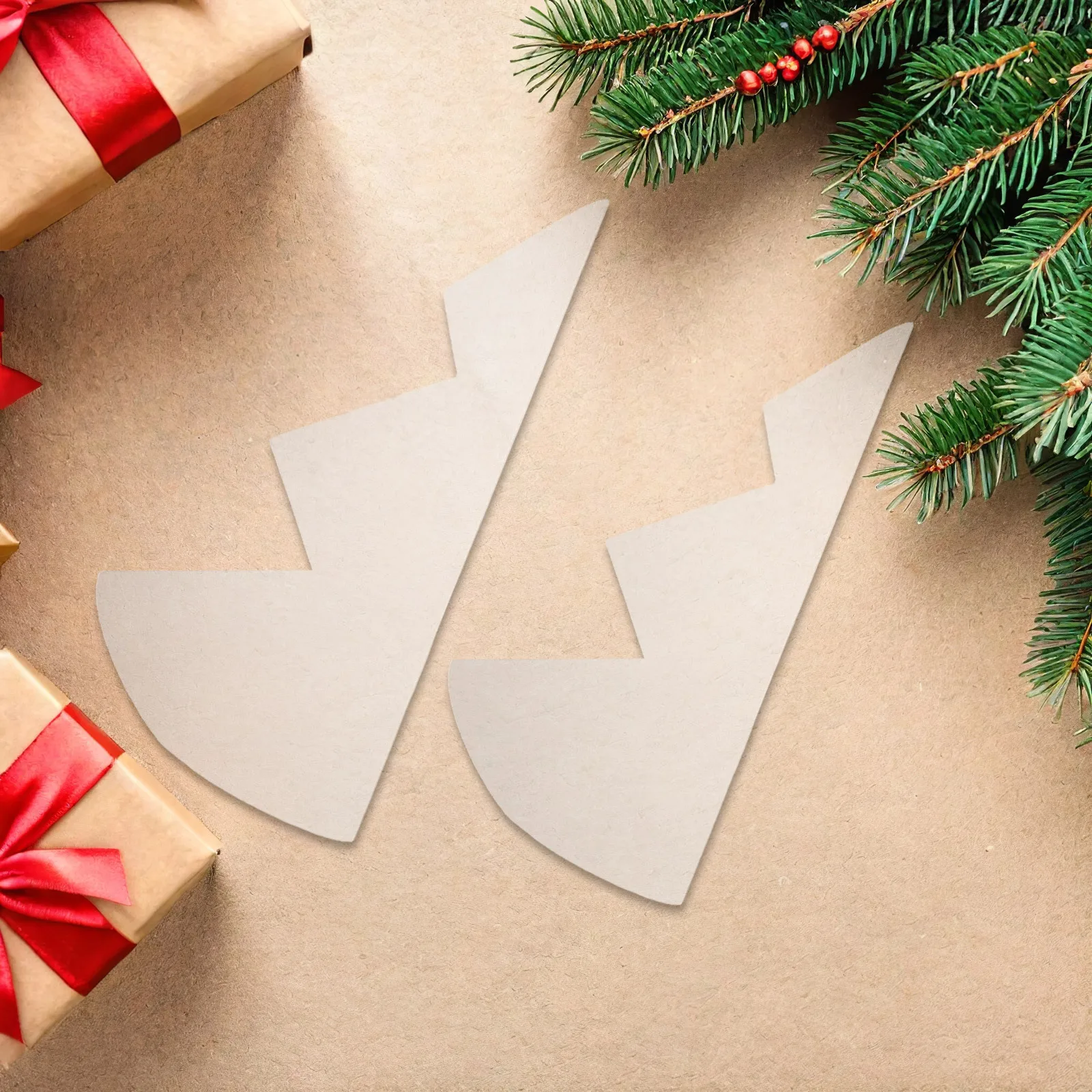 

3 Pcs DIY Christmas Decor Tree Template Holiday Acrylic Crafts Fabric Stencil Quilting