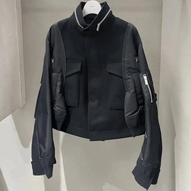 SAC Japanese niche splicing pilot short jacket