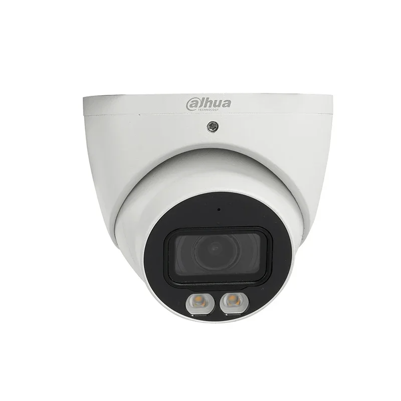 Original IPC-HDW2449T-S-LED 4MP Fullcolor Fixedfocal Eyeball Wizsense Network Camera max. Cartão Micro SD 256 G construído em microfone