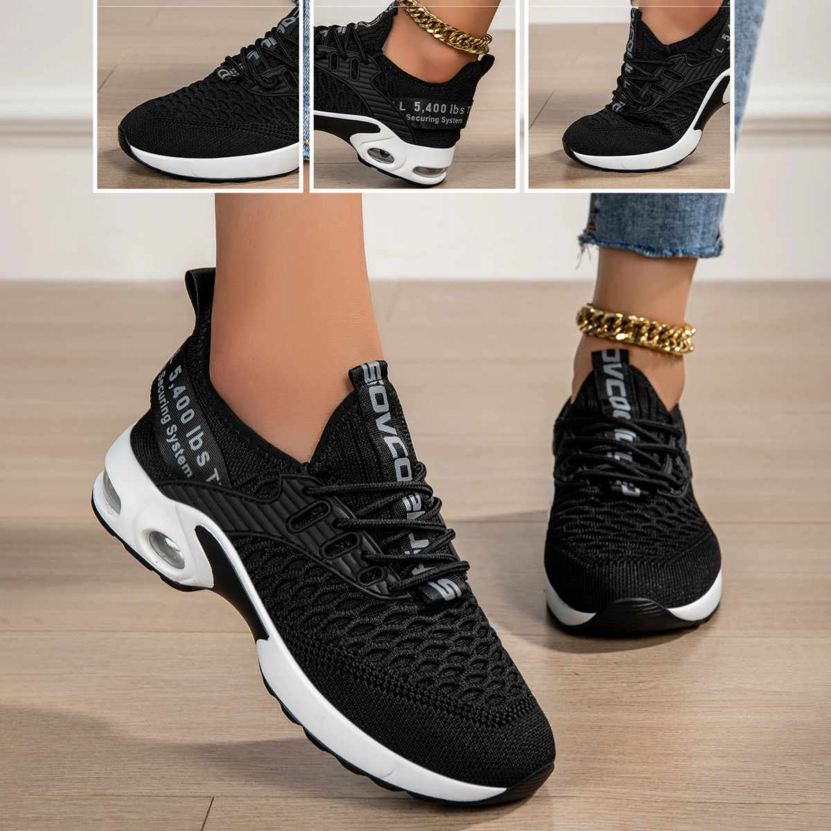 

YRZL Women Gym Shoes Slip-On Walking Shoes Non Slip Lightweight Workout Sneakers for Men Comfortable Athletic Training Shoes