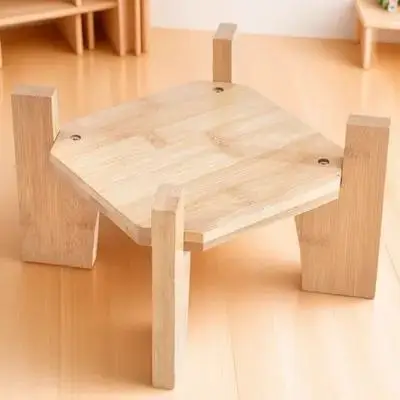 Wooden Dispenser Stand Stable Base For Beverage Water Dispenser Vase Planter Fish Tank Wood Display Holder Floor Plant Stand - Image 5