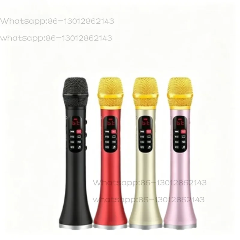 

Mobile phone karaoke Bluetooth microphone wireless live microphone sound card audio integrated handheld microphone