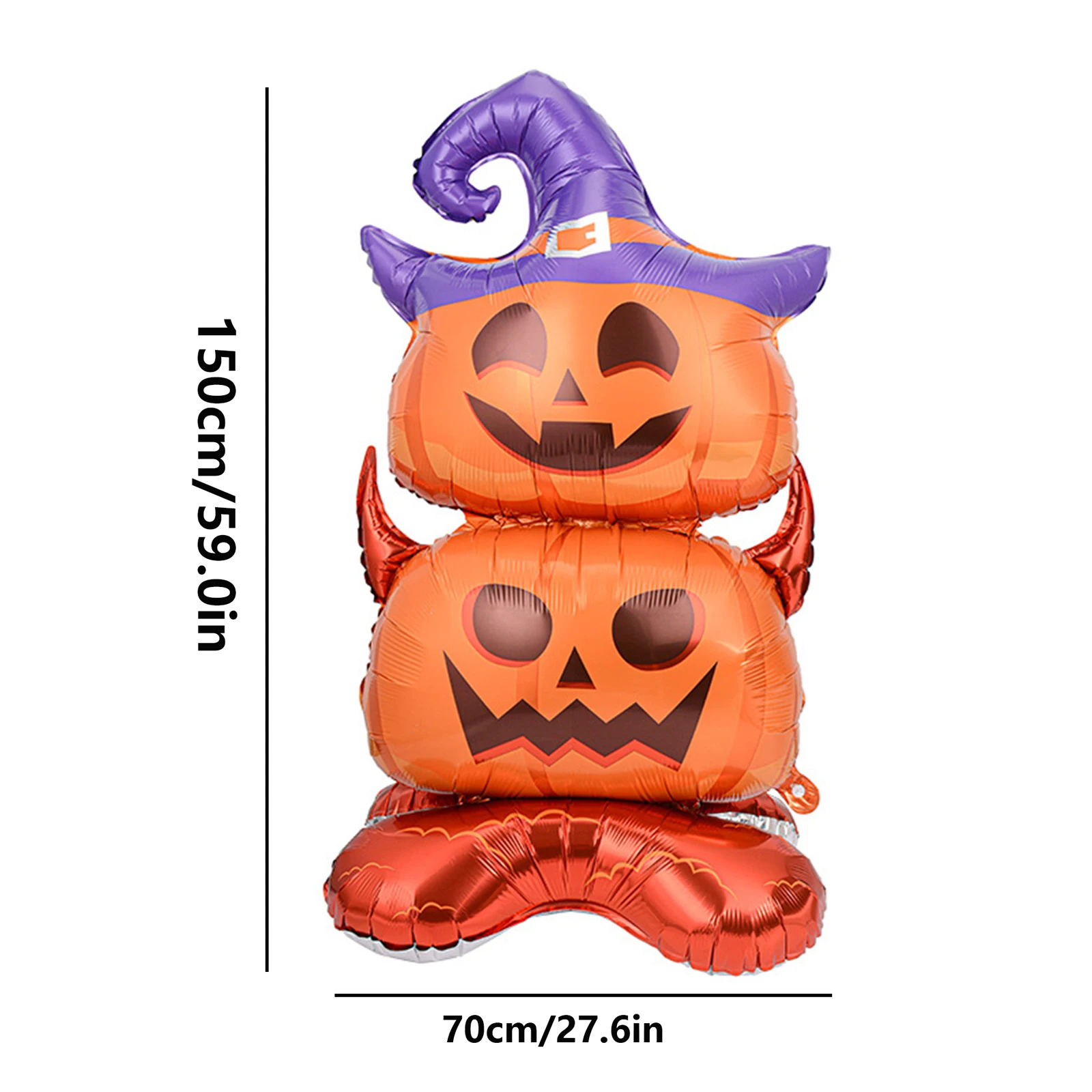 Inflatable Halloween Pumpkin, Funny Balloon Outdoor Party Favor for Lawn Yard Garden