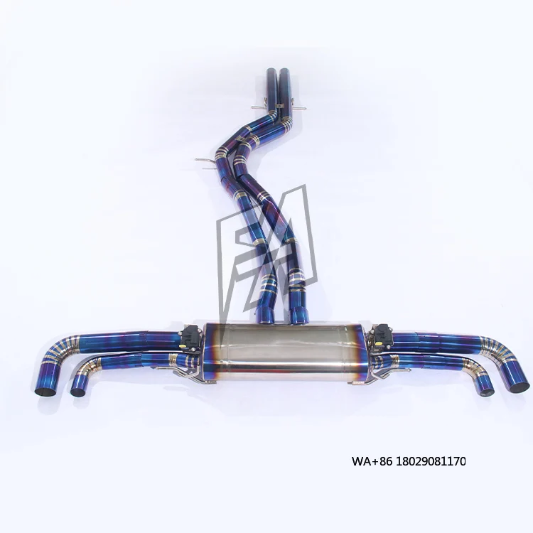 

Высокопроизводительная выхлопная система Cat-Back из титана с электрическими клапанами (средняя и задняя части) для Audi RS Q8 4.0T 2022 года