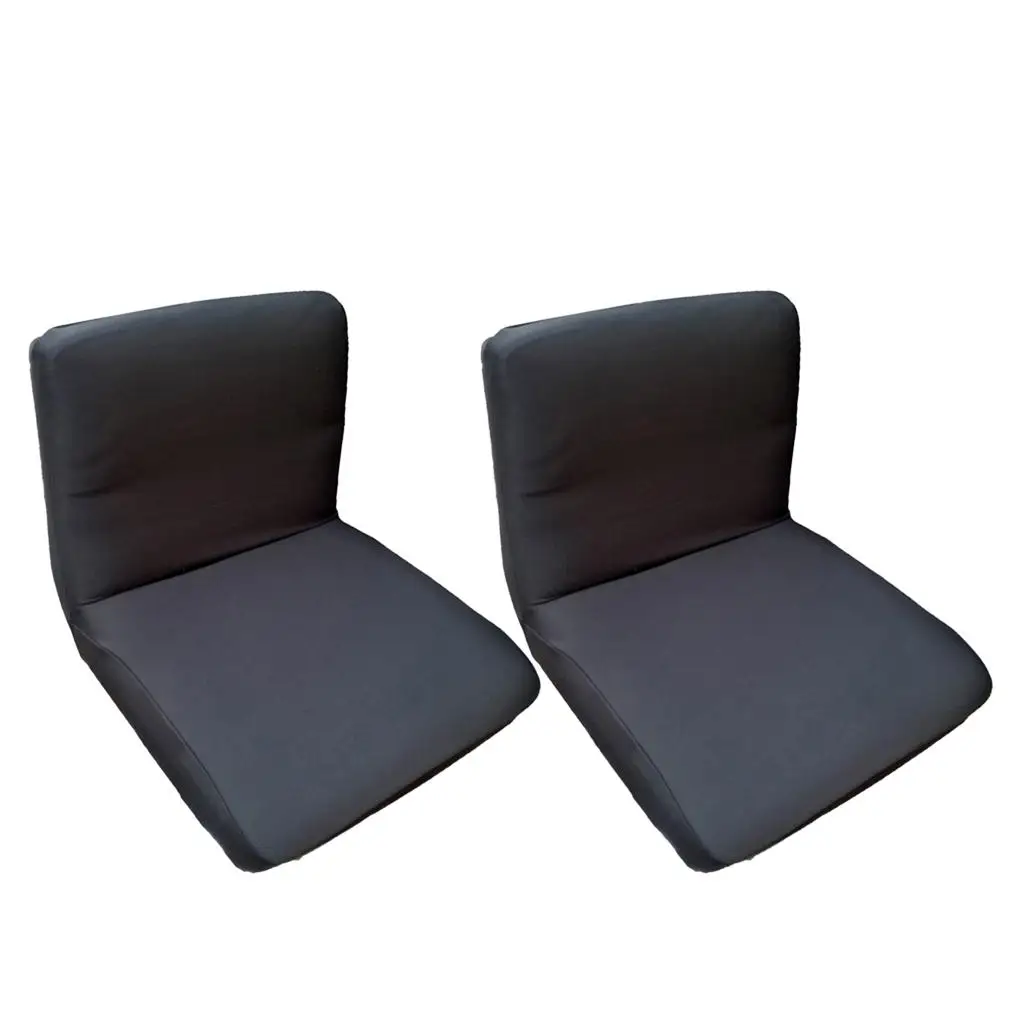 

2x 1 Piece Cover Dining Slipcover Easy to Clean And Install Durable Polyester
