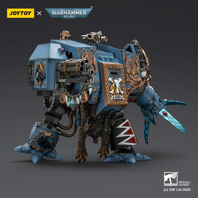 JOYTOY Warhammer 40K 1/18 ذئاب الفضاء بيورن لعبة شخصيات الحركة ذات اليدين الجندي تمثال نموذج لعبة قابلة للجمع