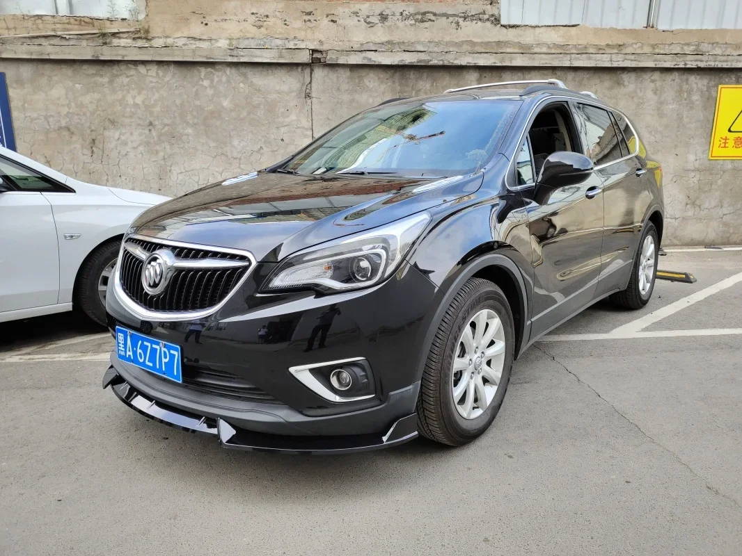 Buick Envision Bumper depan mobil 2017-2019 tahun, Bodykit dagu modifikasi bibir pada Bumper Spoiler dagu terang hitam