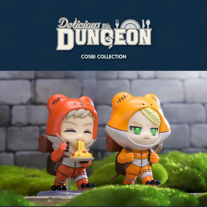 

Новые поступления, оригинальные горячие игрушки Cosbi Dungeon Meshi Mini Cosbi, глухая коробка, украшение для рабочего стола, мини-фигурки, игрушка в подарок