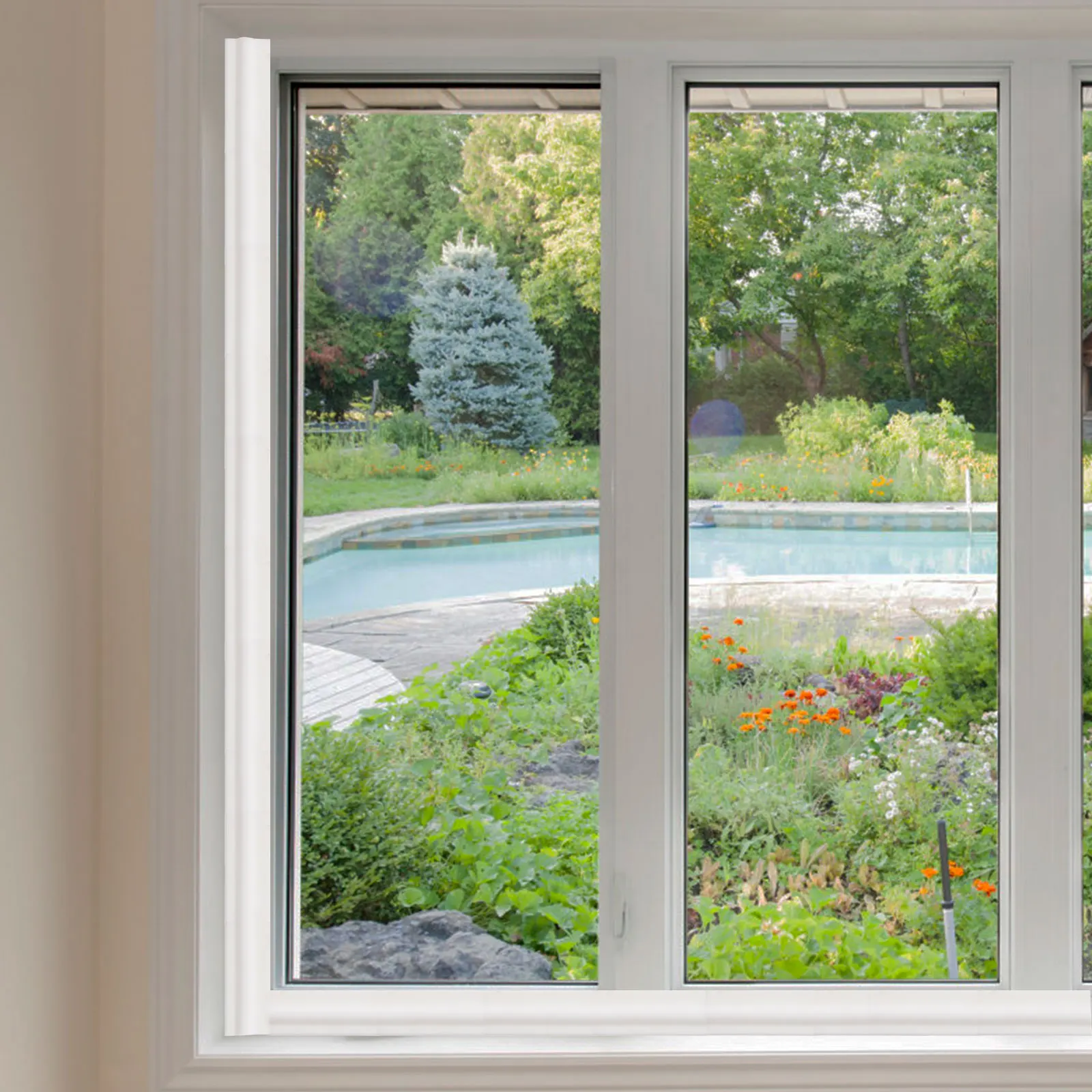 

2 Pcs Sealing Strip Weather Resistant Door Window Foam Insulation Tape Soundproofing Long Service Life Easy Cut