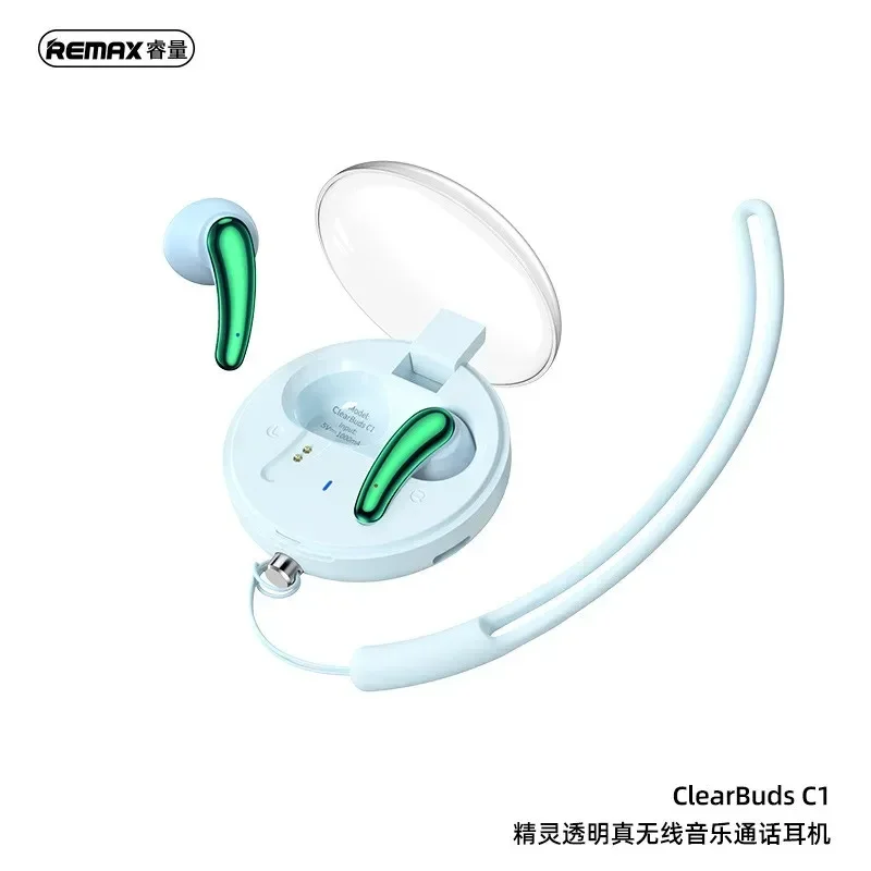 REMAX ClearBuds C1 Elves Series - Auricolari wireless di alta qualità per giochi e musica con bassa latenza e chiamate facili