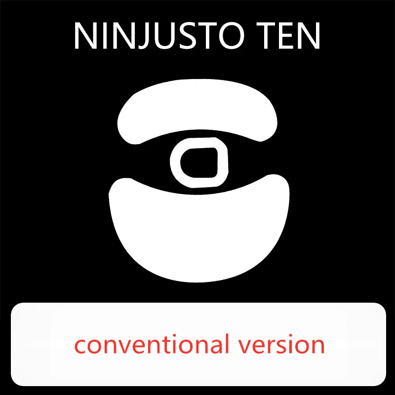 1 ensemble Meow jeu Gear MGG Ultraraglide souris patins pour NINJUTSO TEN AIR frein contrôle Silence pieds glace souris glisse PTFE 0.75mm