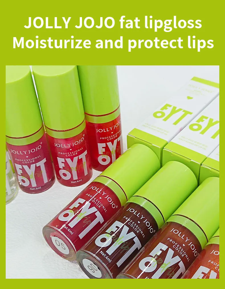 JOLLY JOJO 6 Colours Clear Lip Oil Lip Protectant Oil Lip Plumping Moisturising Mirror Lip Colour image 5