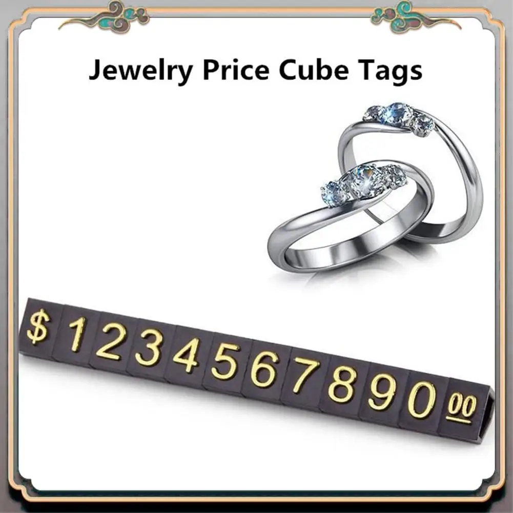 

Прочный 20-комплект ценника, квадратный регулируемый ценник для ценника, счетчик цены, подставка, номер, буква, долларовая ценник, комплект блоков