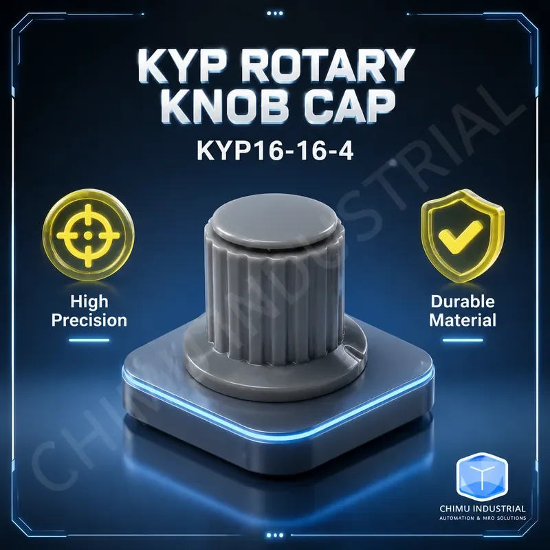 【CHIMU INDUSTRIAL】 for KYP-16/25-4/6 Potentiometer Knob Grey Black Handle DC