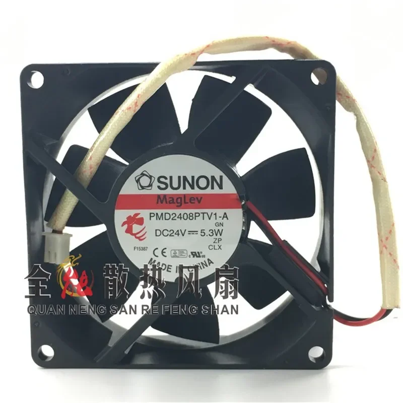 for SUNON PMD2408PTV1-A 24V 5.3W 2-Wire Built-in Inverter Industrial Control Cooling Fan Original