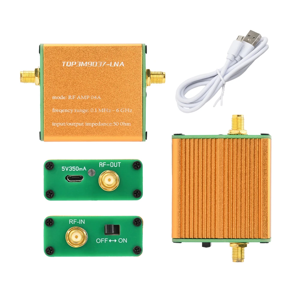 TQP3M9037-LNA Radio Signal Booster 20db High Gain Lna Rf Power Preamplifier Module 100k-6GHz Full-Band Low Noise Amplifier
