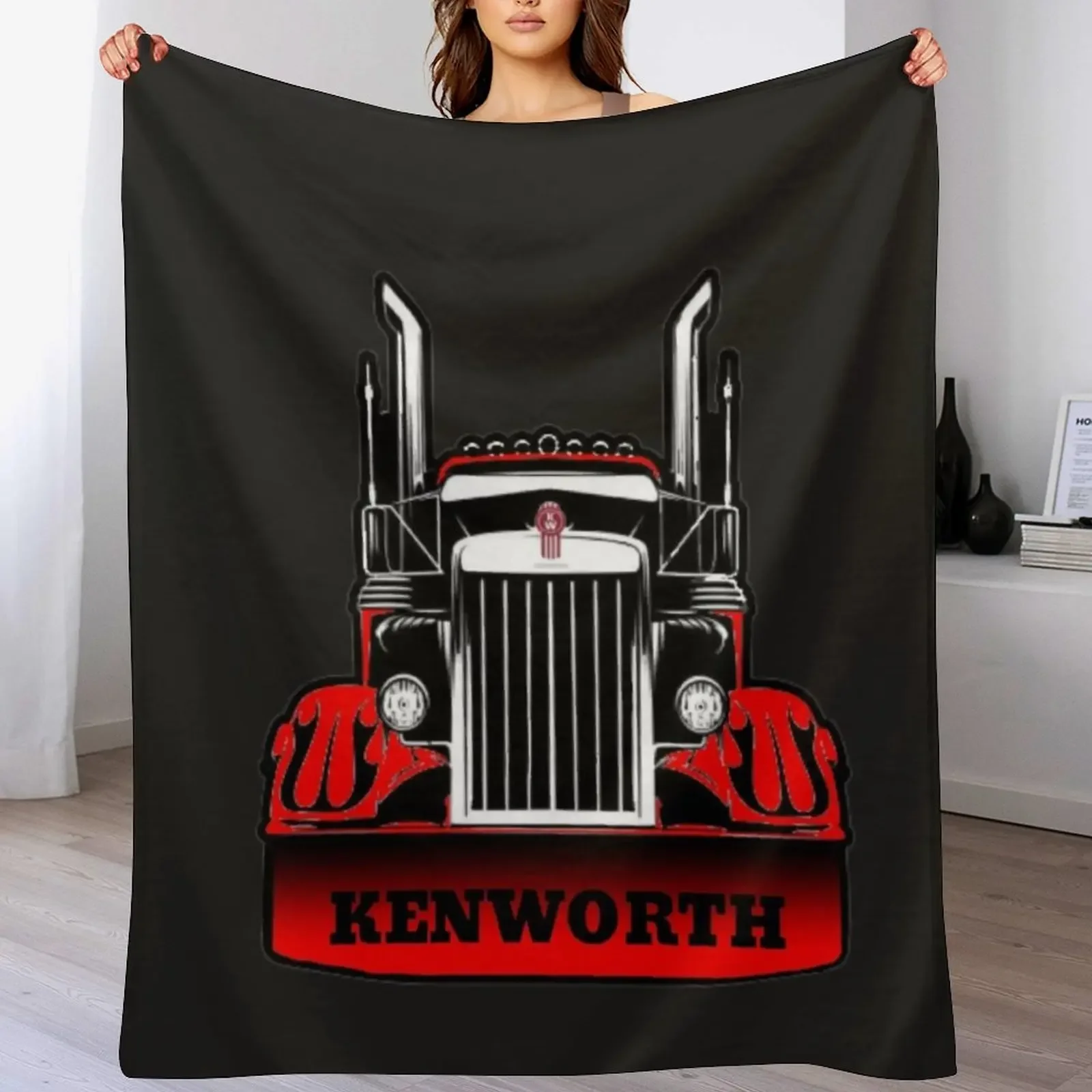 

Kenworth Throw Blanket Luxury Brand Beautifuls Loose bed plaid Blankets