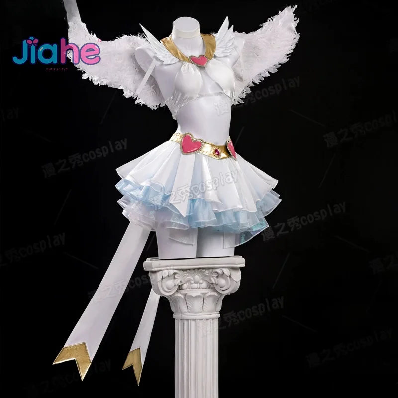Pantiel Panty Anarchy Anime New Panty Stocking with Garterbelt Cosplay Costume Angel Skirt Wings Halloween for Women Girls Prop view 5