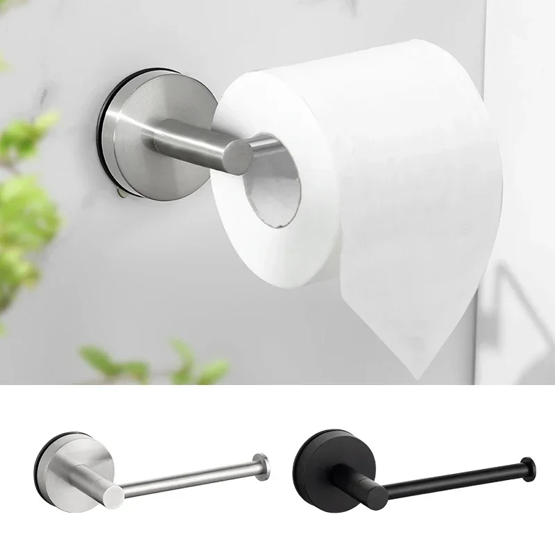 Stainless steel toilet roll paper Holder Holder, wall mounted, reusable kitchen bathroom, drill tissue