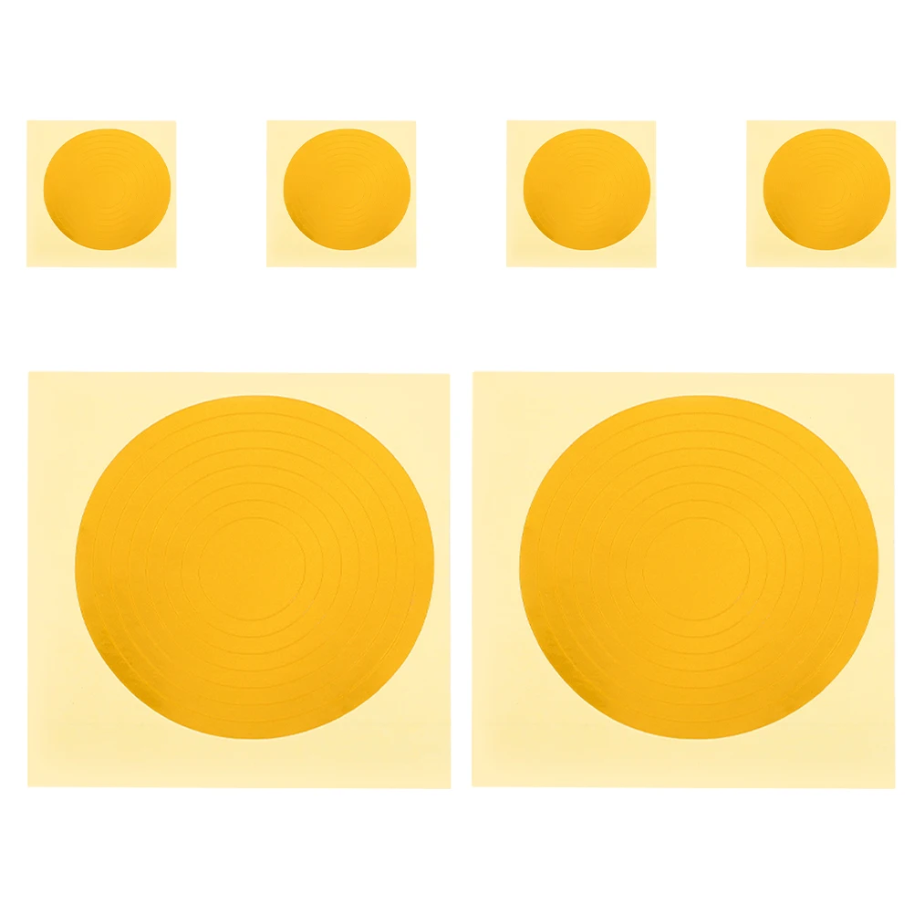

6 Sheets Pressure Gauge Identification Sticker Tag Indication Label Stickers Air Warning Circles Reflective