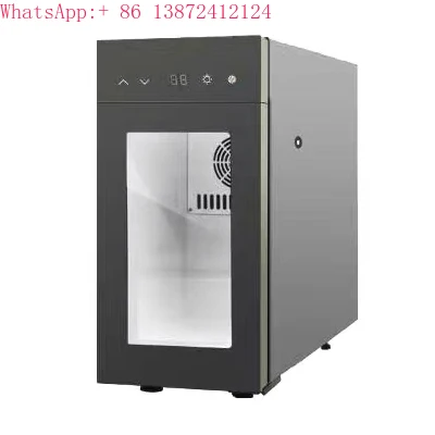 

Mini Portable Glass Door and Touch LED Control of Milk Cooler Refrigerator for Coffee Machine Keep Milk Fresh