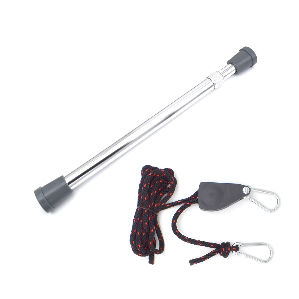 PDR Adjustable Hood Prop Rod Telescopic Aluminum Engine Cover Support with 2m Nylon Rope Car Door Holding Tool 6 PDR Adjustable Hood Prop Rod Telescopic Aluminum Engine Cover Support with 2m Nylon Rope Car Door Holding Tool 6