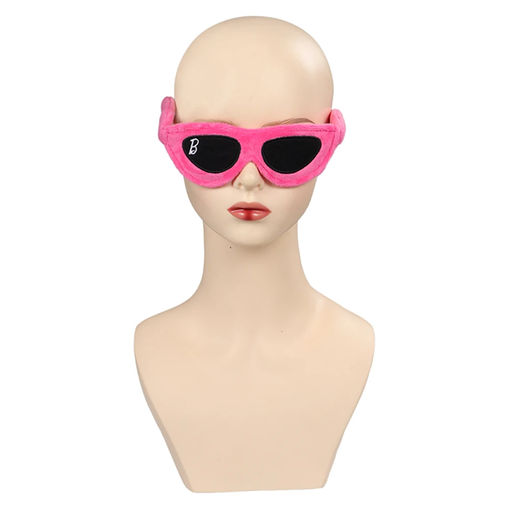Maska na oczy Margot do makijażu przebierankowego dla kobiet, do spania, podróży, odpoczynku, filmów, akcesoria do kostiumu Barbie, okulary, rekwizyty fantazji dla kobiet