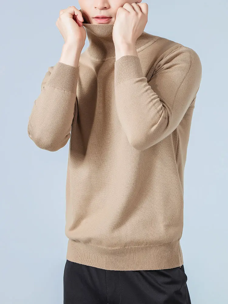 Cashmere Sweater Men Pullover Autumn Winter  turtleneck Soft Warm Cashmere Sweater Jumper Knitted Sweaters