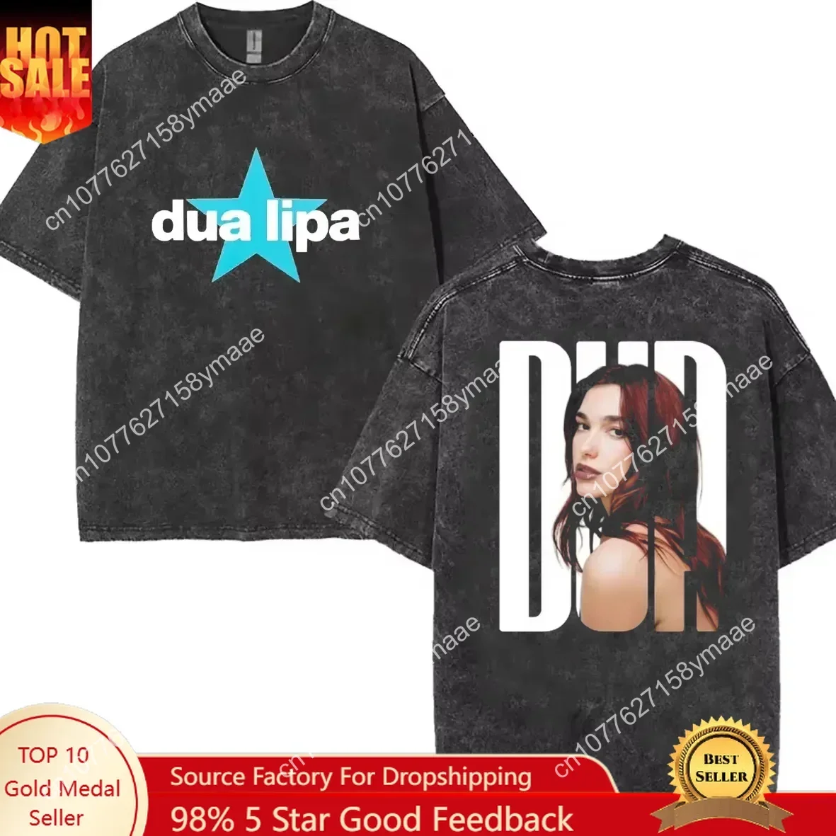 

Vintage Dua Lipa Radical Optimism Summer Fashion Women Men T-shirts 2025 Casual Oversize Short Sleeve Top Washed Unisex Clothing
