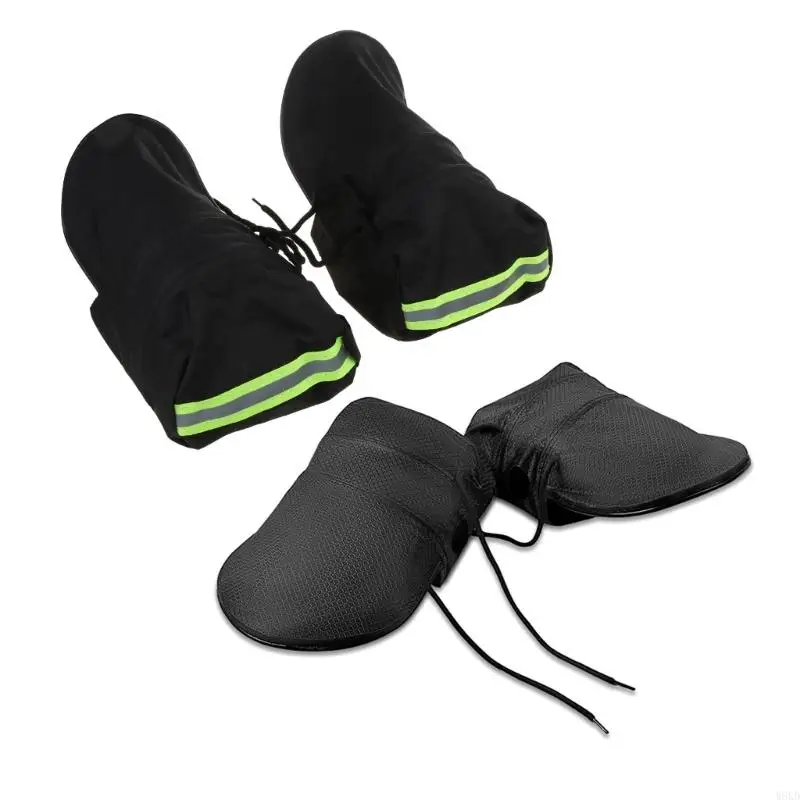 

W8KD Motorcycles Handlebar Gloves Summer Breathable Rainproof Mesh Gloves Cover Muffs