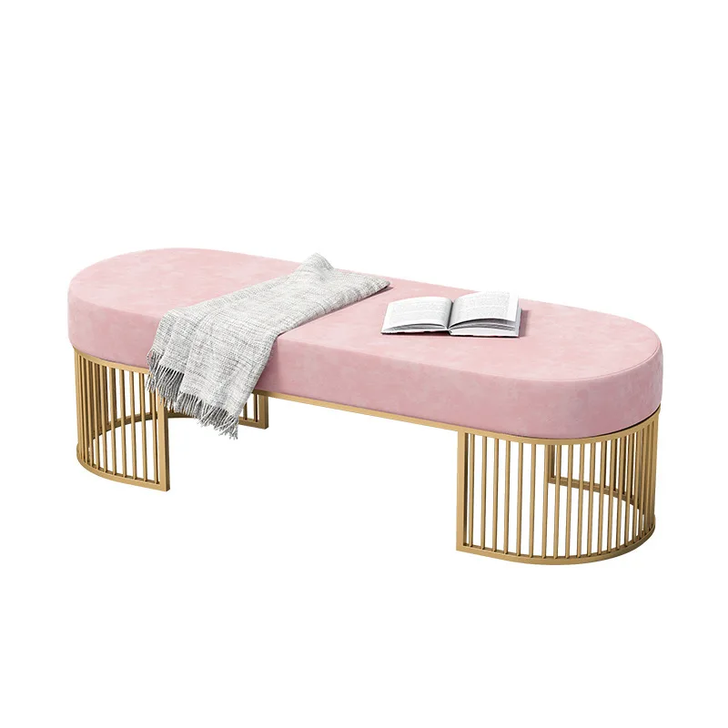 Home Door Shoe Stool Simple Bedroom Bedside Stool Clothing Fitting Room Rest Stool