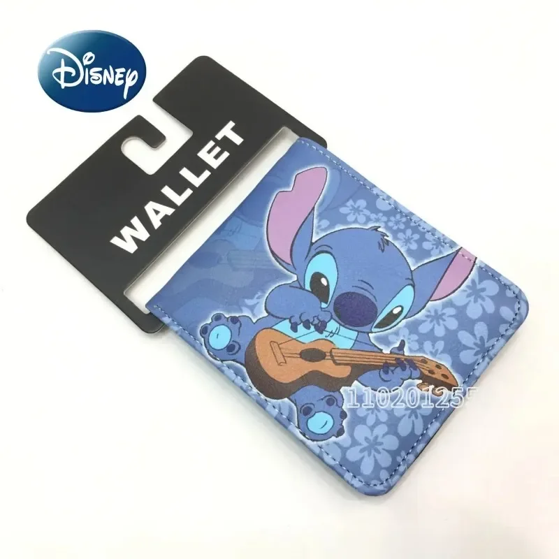 Disney Stitch New Children's Wallet Cartoon Cute Children's Wallet Large Capacity Multi-Card Slot Short Printed Fashion Wallet