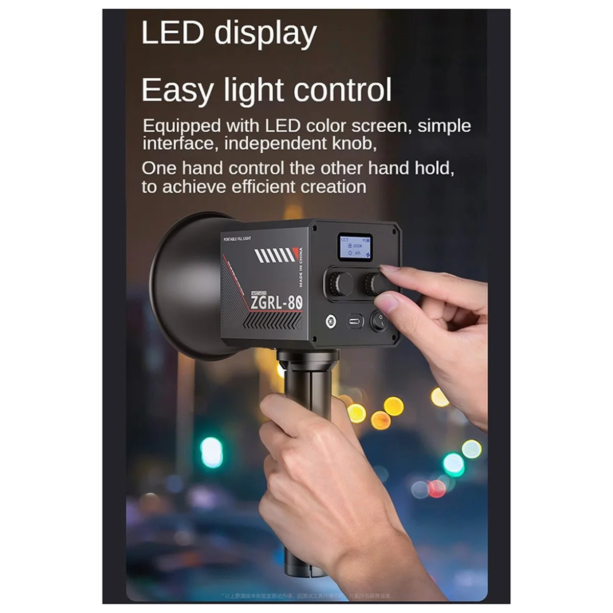 TCE جديد 80 واط LED الفيديو الضوئي ثنائي اللون COB التصوير الفوتوغرافي ضوء الاستوديو 2500 كيلو-6500 كيلو 10000 مللي أمبير للفيديو البث المباشر الاتحاد الأوروبي التوصيل