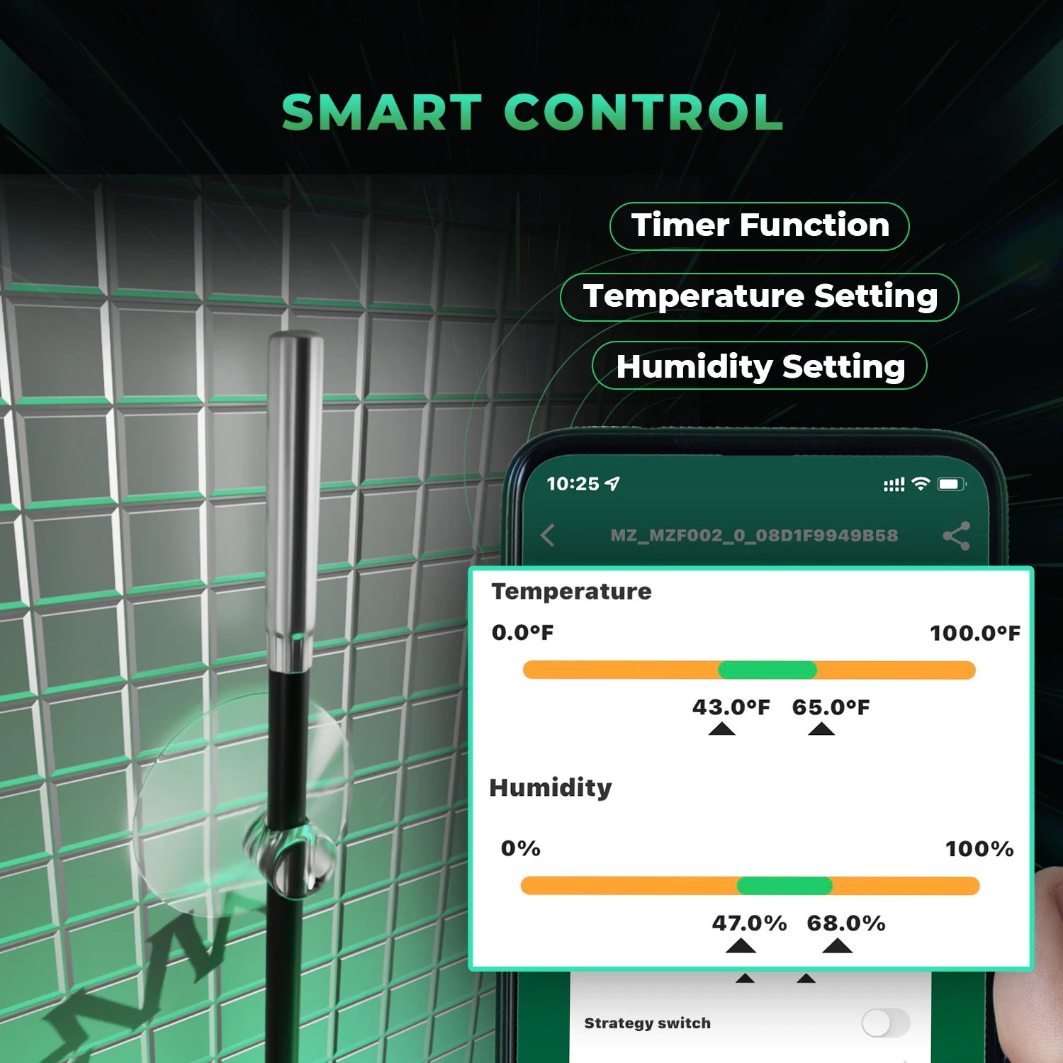 Imagem -05 - Mars Hydro Ifresh Ventilador de Duto em Linha Inteligente e Ventilação Combinada de Filtro de Carbono para Barraca de Cultivo Impulsionador de Aquecimento e Resfriamento