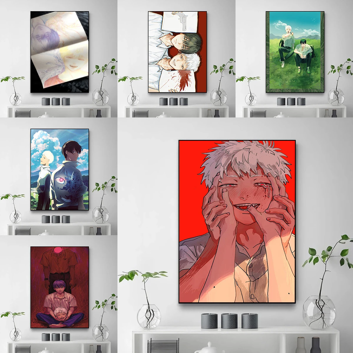 

2025 New Anime the Summer Hikaru Died Poster Room Decorations Decoration Bedroom Decor Office Wall Art Interior Paintings Home