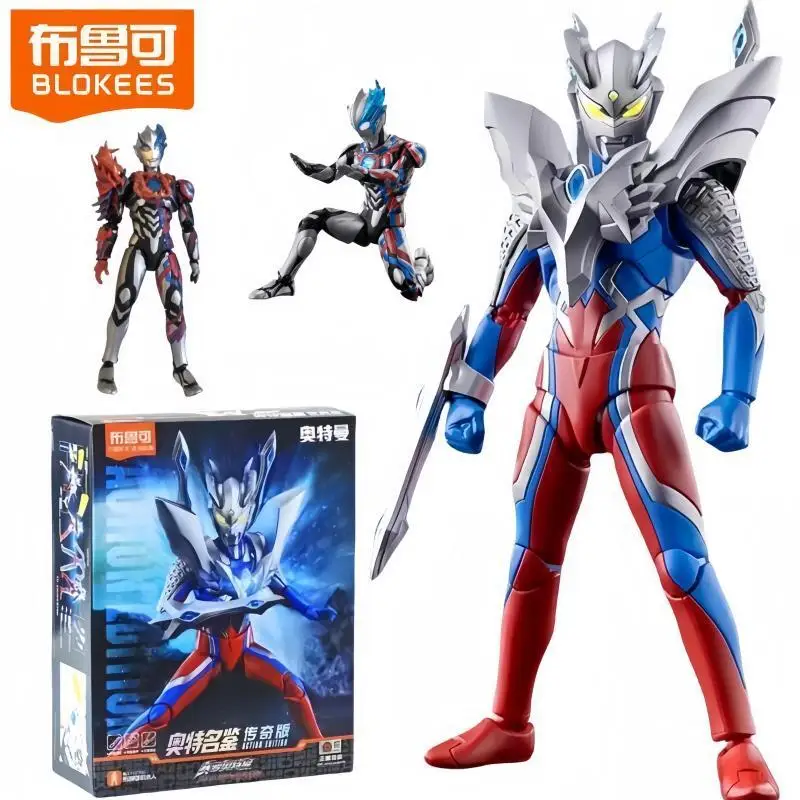 

New Blokees Ultraman Action Figures Legendary Edition Ultraman Noa Assemble Figure Collection Dolls Ornament Kids Birthday Gifts