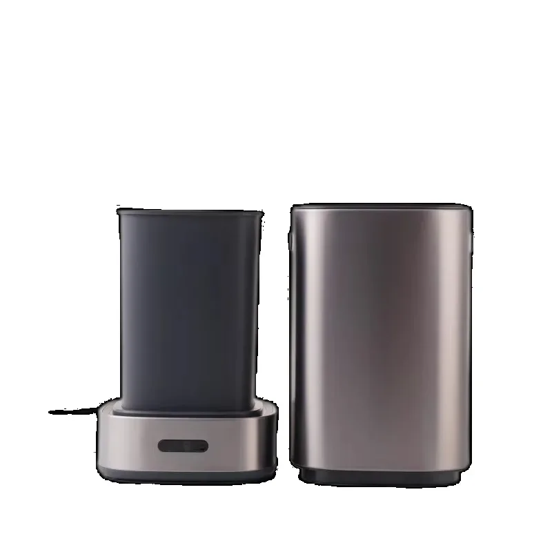 IIntelli Fully Automatic Package Self Sealing Self-sealing Sensor Stainless Steel  Smart Trash Can Can Garbage Waste Bins Bin