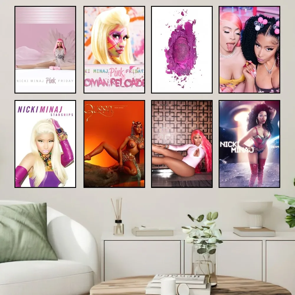 

Nicki Minaj Rapper Poster Home Prints Wall Painting Bedroom Living Room Decoration Office