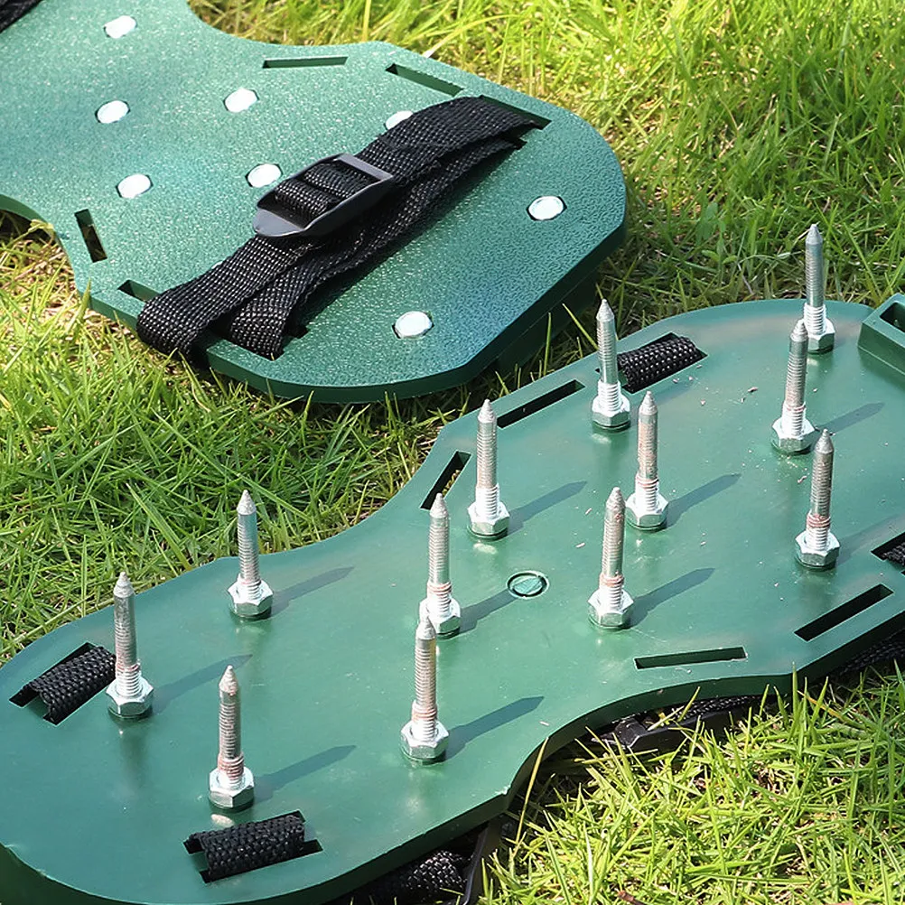 16Pcs Professional Lawn Aerator Shoes Straps Nylon Strong Hold for Spike Shoes Grass Aerating Gardening Soil Loosening Patio