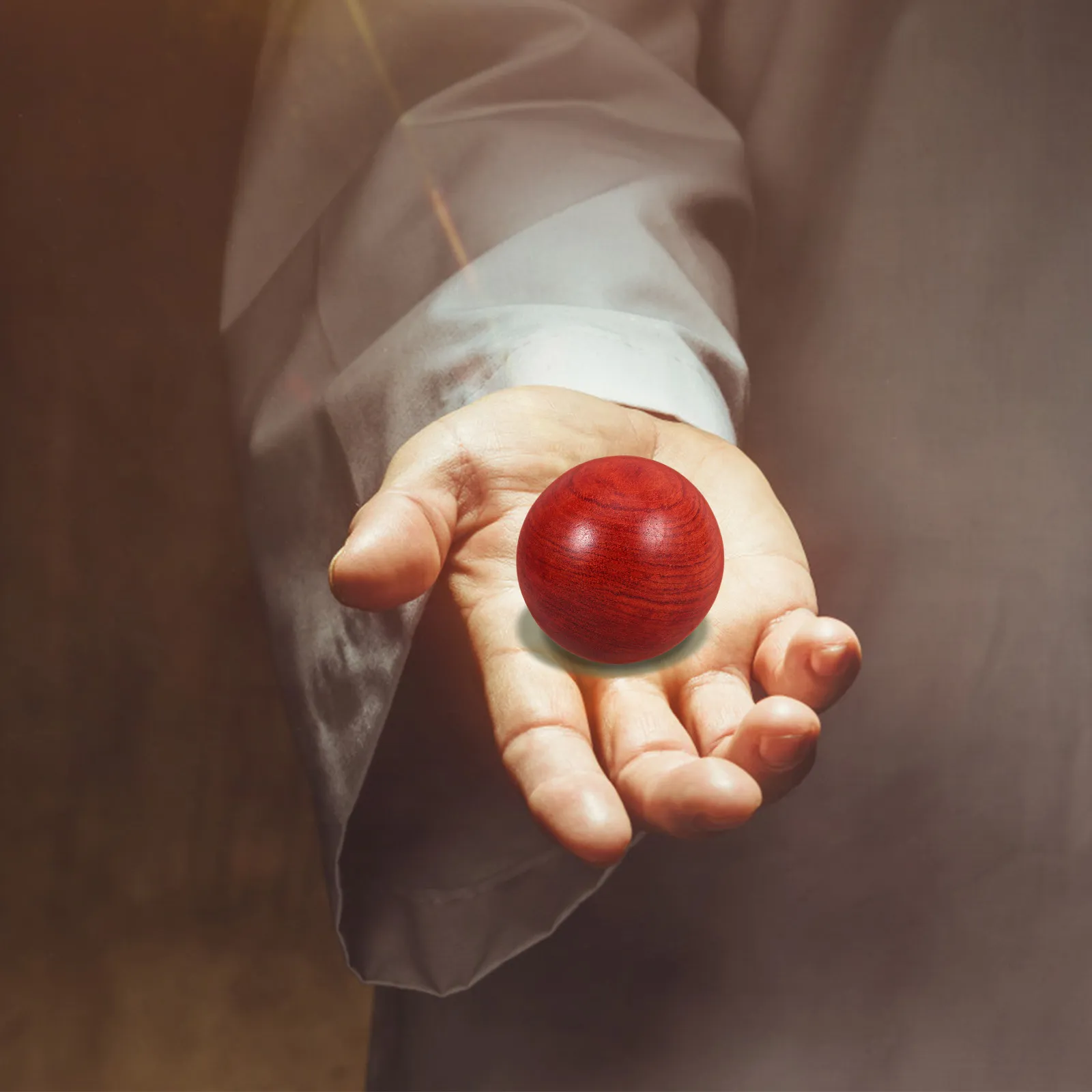 

2 шт. деревянных массажных шариков для рук, изготовленных для расслабления мышц и тренировки рефлексов, портативные шары Баодинг для упражнений для рук