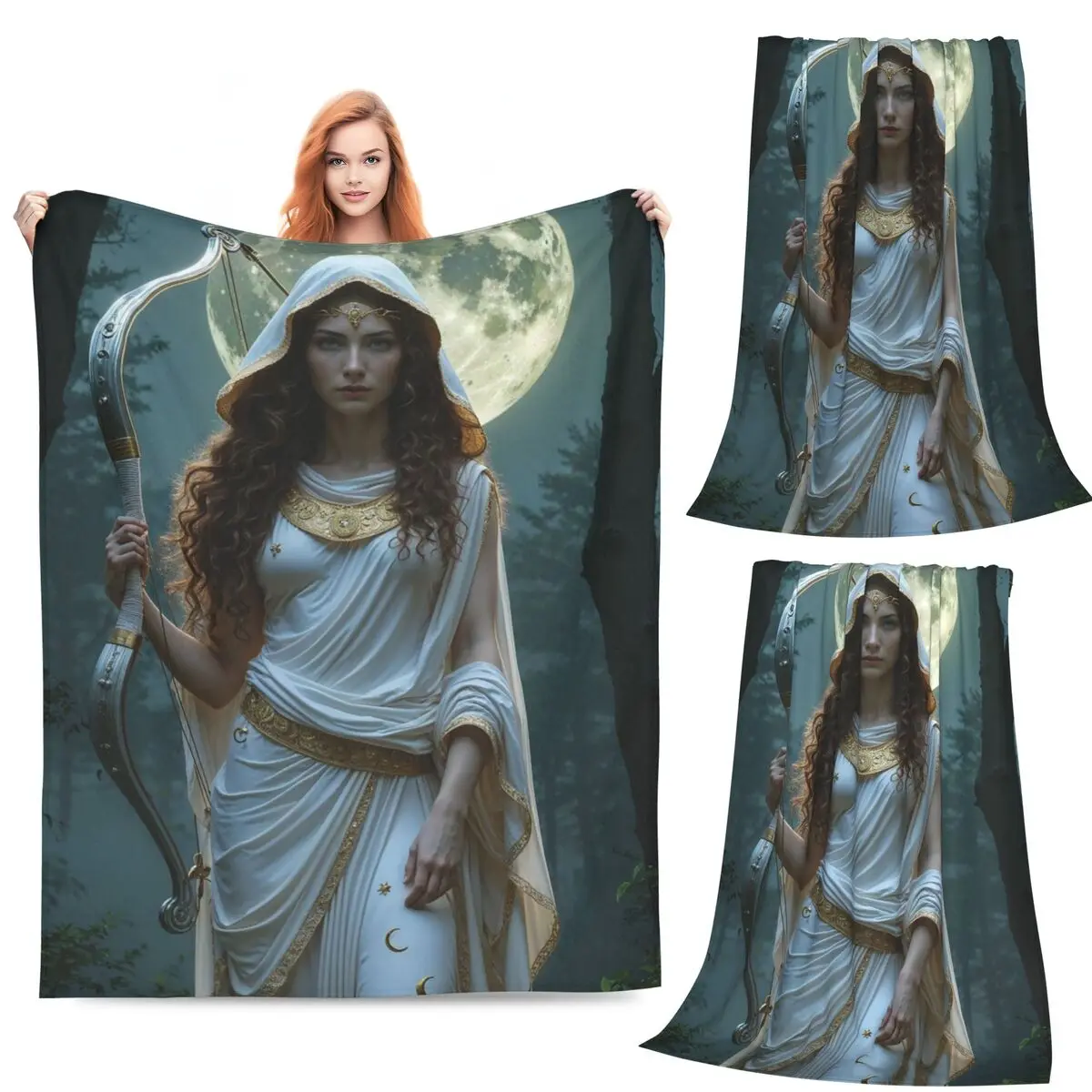 

Одеяло богини, флисовое одеяло для дивана, дышащее одеяло для дивана, постельные принадлежности, уличные пледы, покрывало, одеяло