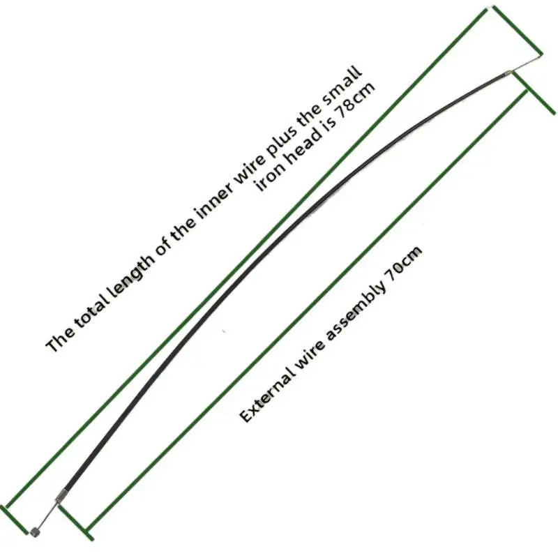 per scavatrice a fossa spinta a mano, tosaerba, trapano a terra, acceleratore, grilletto, manico in plastica, accessori per cavi di trazione