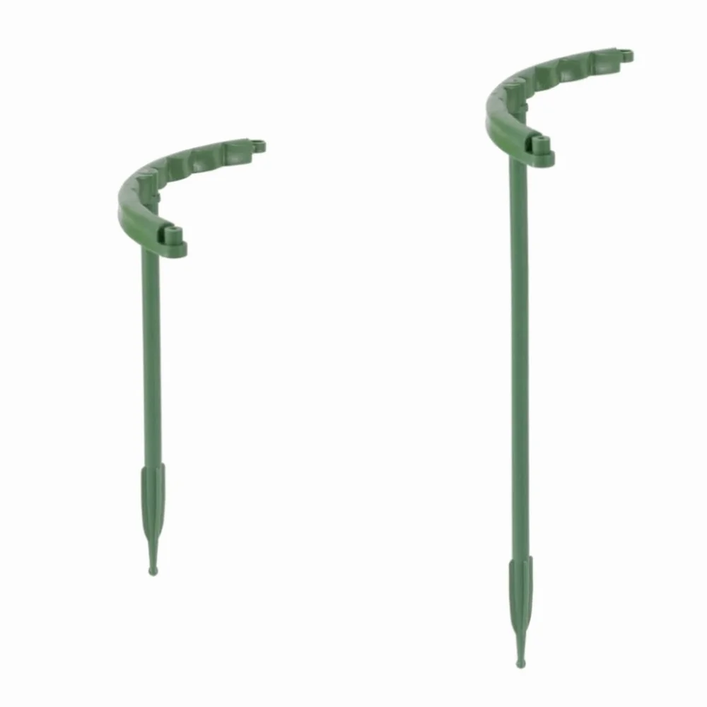 6pcs Set Plastic Plant Support Pile Grow Support Greenhouse Arrangement Plant Support Pile Stand Bonsai Fixed Rod Flower Support
