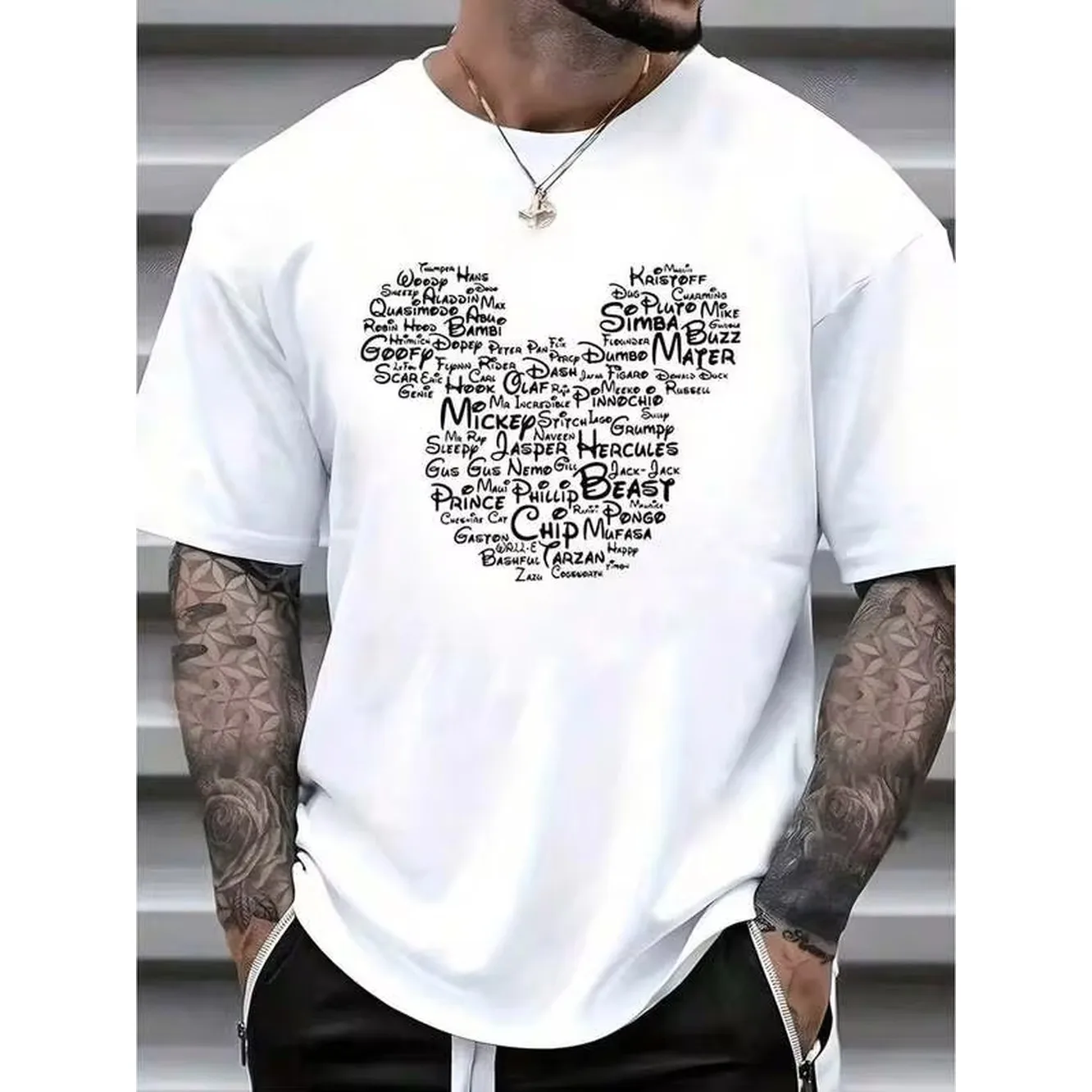 [ Licensed]Authorized By , 1 Men's Pure Cotton T-Shirt, Simple Print Pattern, Round Neck Casual And Comfortable T-Shirt, Breathable And Light, Suitable For Sports And Leisure Wear, Suitable For Gifts, Suitable For Party Gifts, Shirts, Mens Clothes