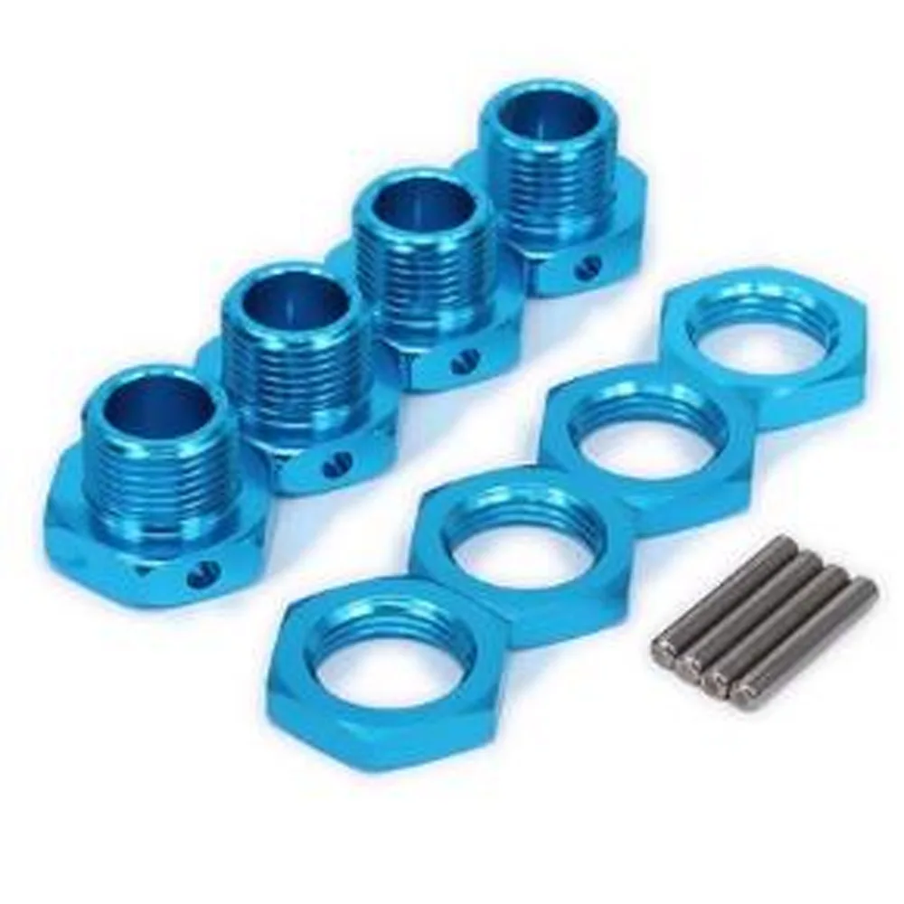 4 Stück YSIDO Aluminium 17 mm Sechskant-Radmuttern-Adapter für 1/8 1/7 ZDRacing Summit E-Revo ARRMA Buggy HSP 94762 94081 RC Auto – Detail 5