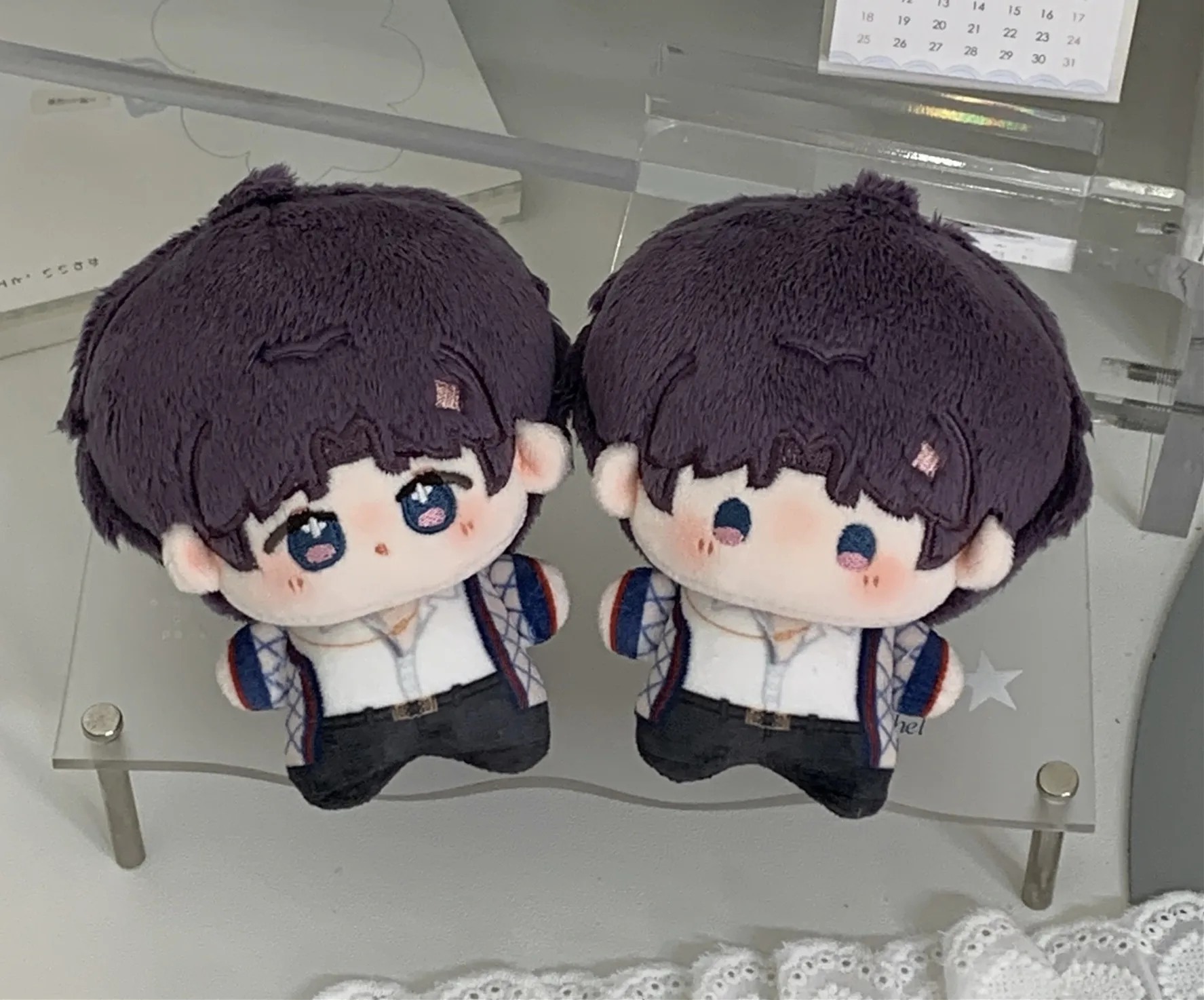 In Magazzino 10 cm Amore e Spazio Profondo Sylus Rafayel Zayne Caleb Xavier Peluche Ripiene Vestiti per Bambole Gioco Anime Portachiavi Borsa Giocattolo Per Bambini