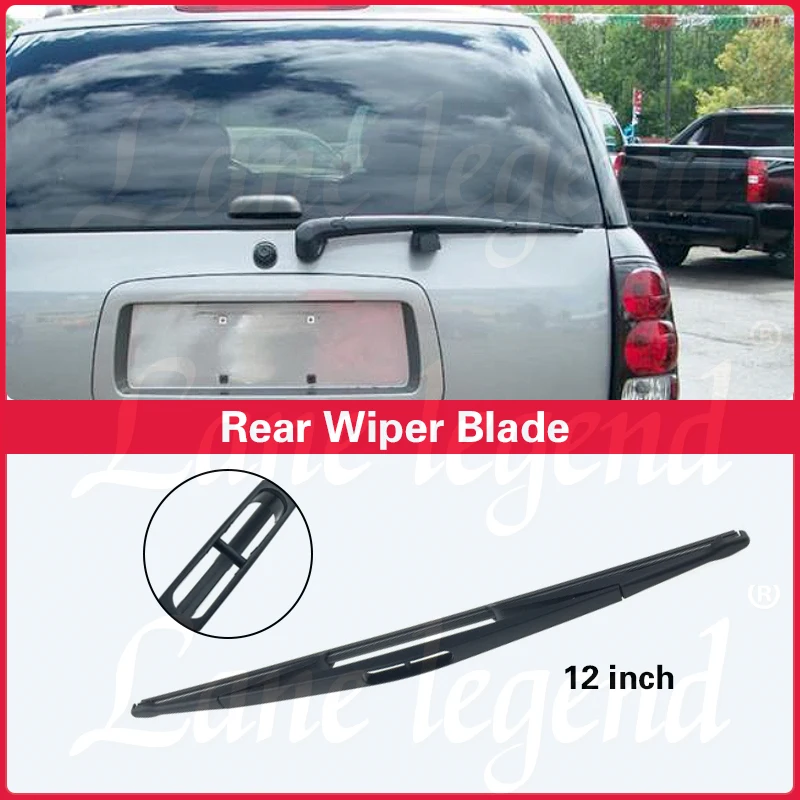 12" Rear Windshield Windscreen Window Wiper Blade For Chevrolet Trailblazer 2007-2009 Car Accessories (Not Fit Metal REAR Wiper)