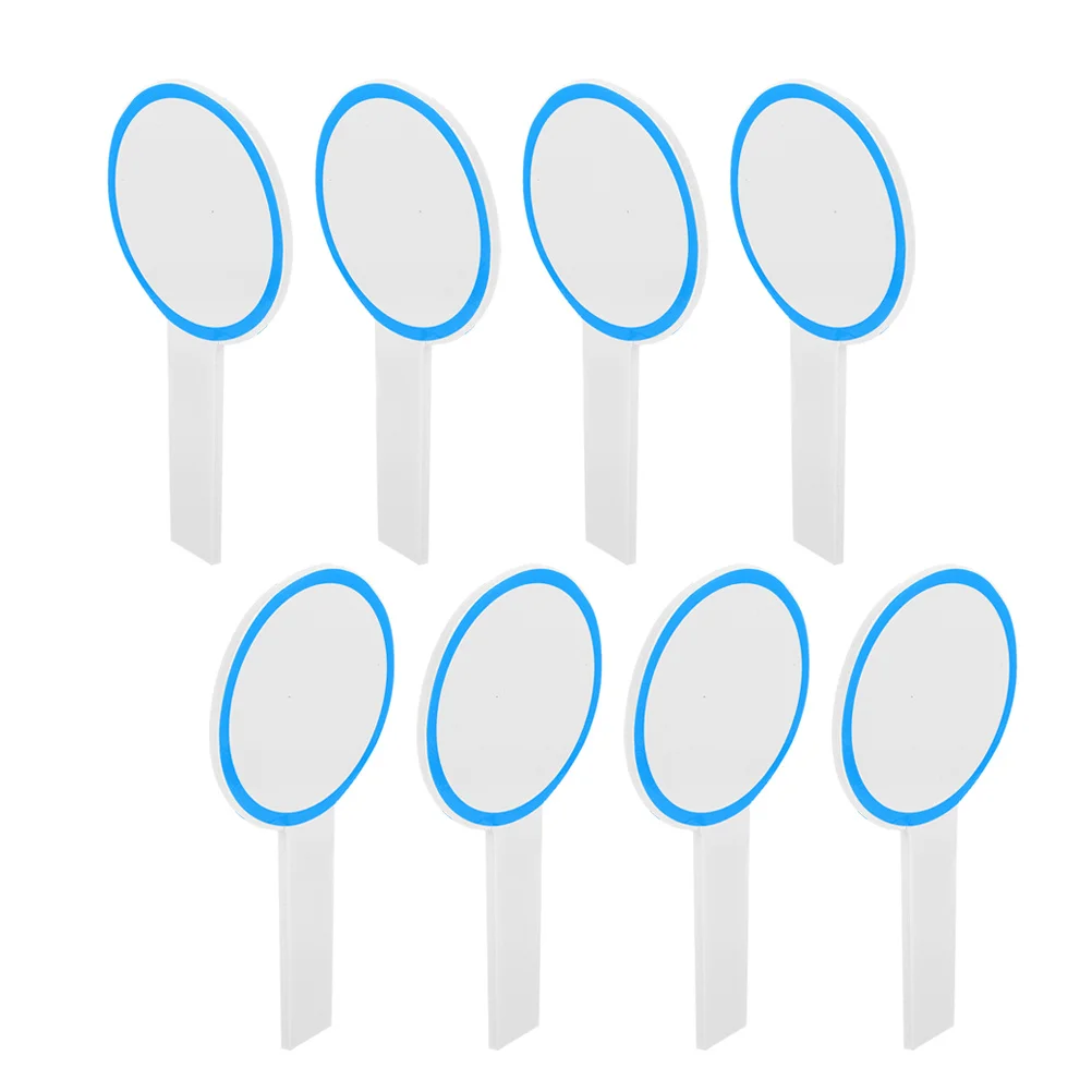 8 قطعة لوحة النتائج المحمولة السبورة مجداف مكافحة ارتداء قابلة لإعادة الاستخدام لوحة المسح الجاف لاجتماعات مزادات الفصول الدراسية جلسات التصويت #4