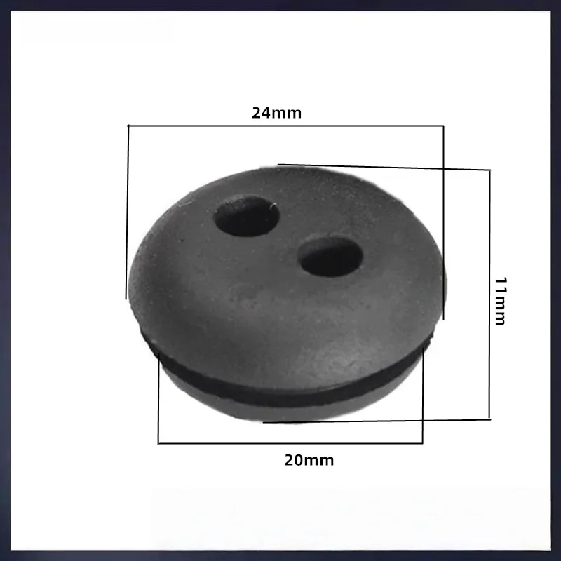 Two Hole Rubber Grommet Fuel Tank Plug for Trimmer Brush Cutter Hedge Trimmer Line Feed Parts